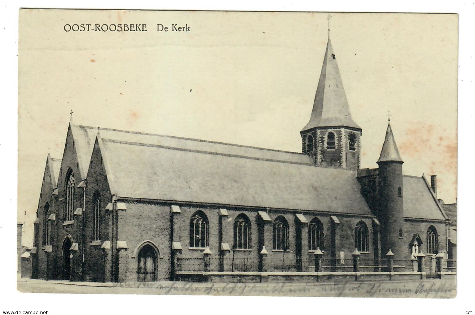 Oostrozebeke  Oost-Roosbeke   De Kerk   FELDPOST - Oostrozebeke