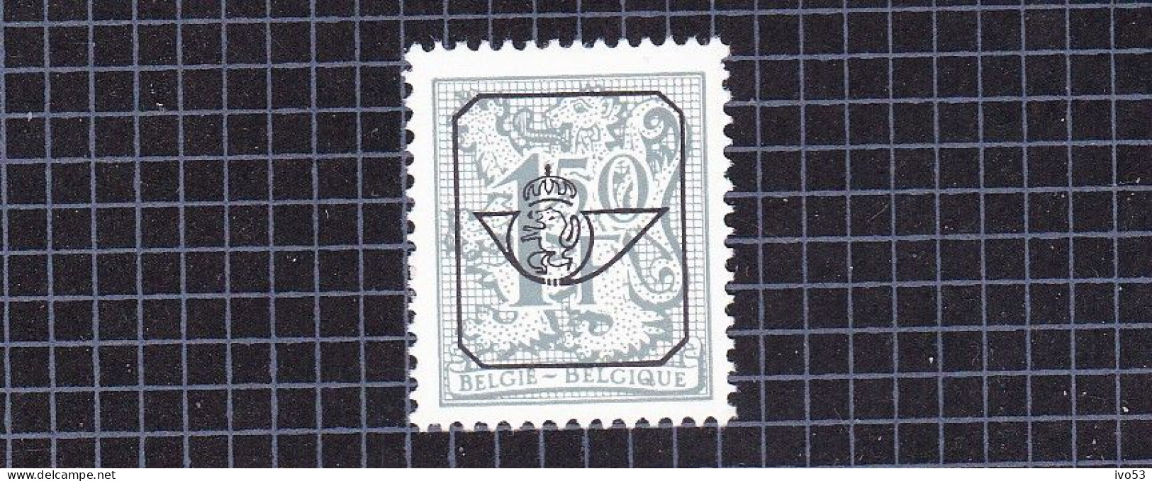 1980 Nr PRE801P4 ** Postfris,Heraldieke Leeuw.1,5fr. - Typos 1951-80 (Ziffer Auf Löwe)