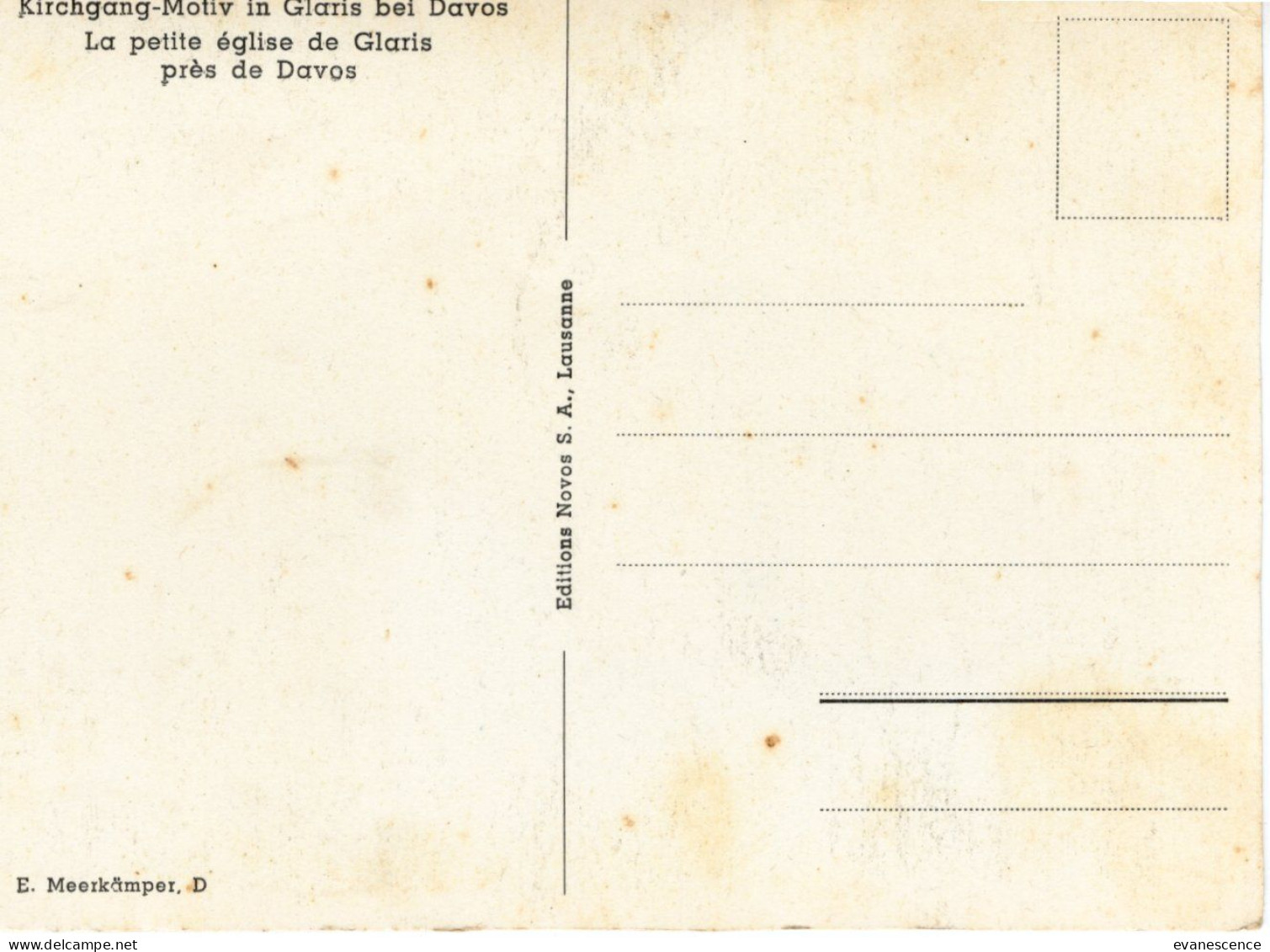 Glaris    ///   Ref.  Mars 24. /// BO. SM N° 26 - Glarona Nord