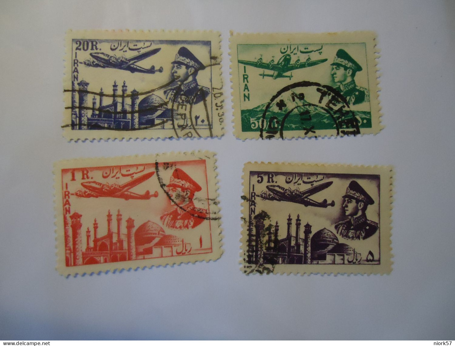 IRAN USED STAMPS MONUMENTS AIR   WITH POSTMARK - Iran