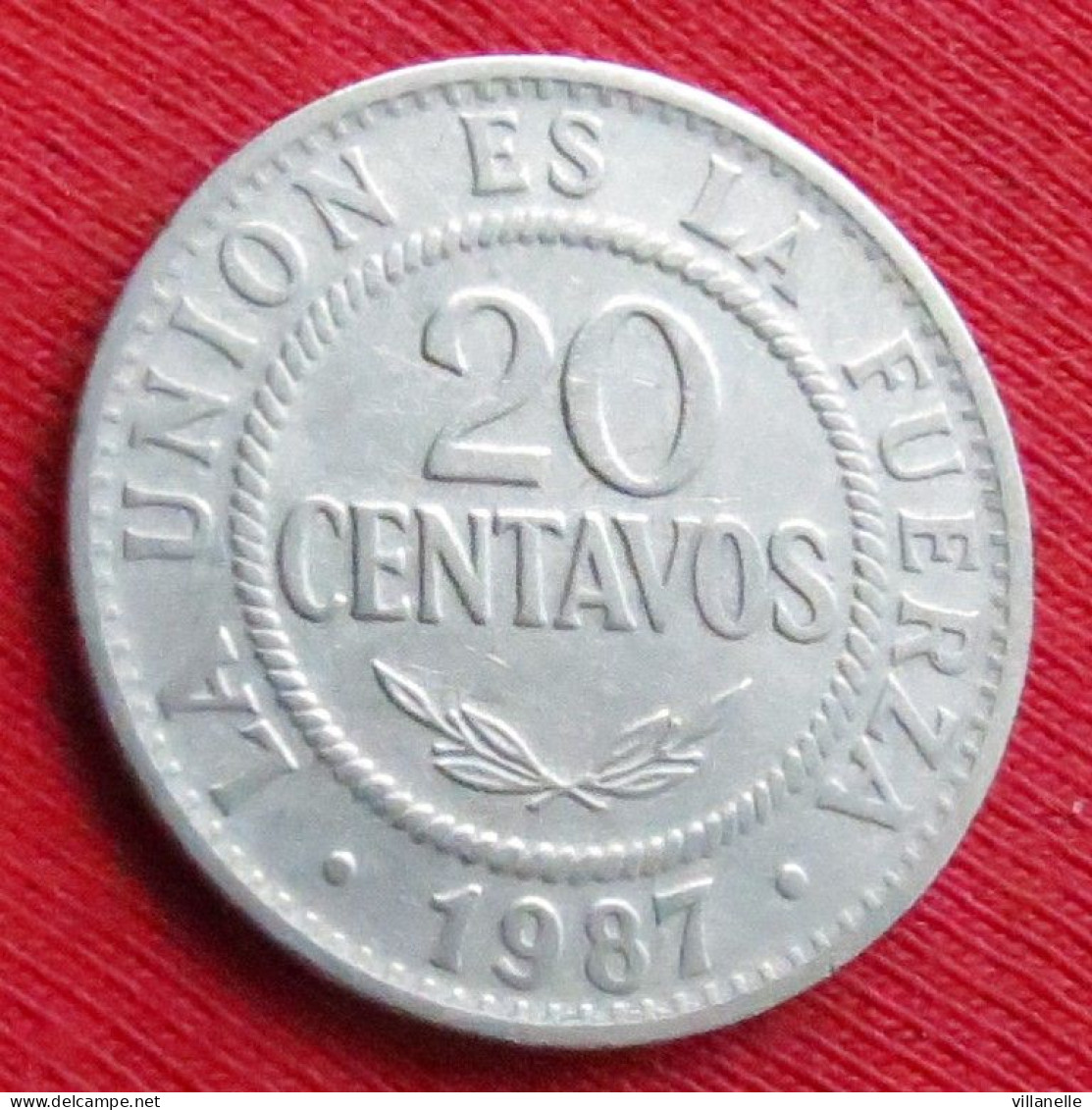 Bolivia 20 Centavos 1987 Bolivie W ºº - Bolivie