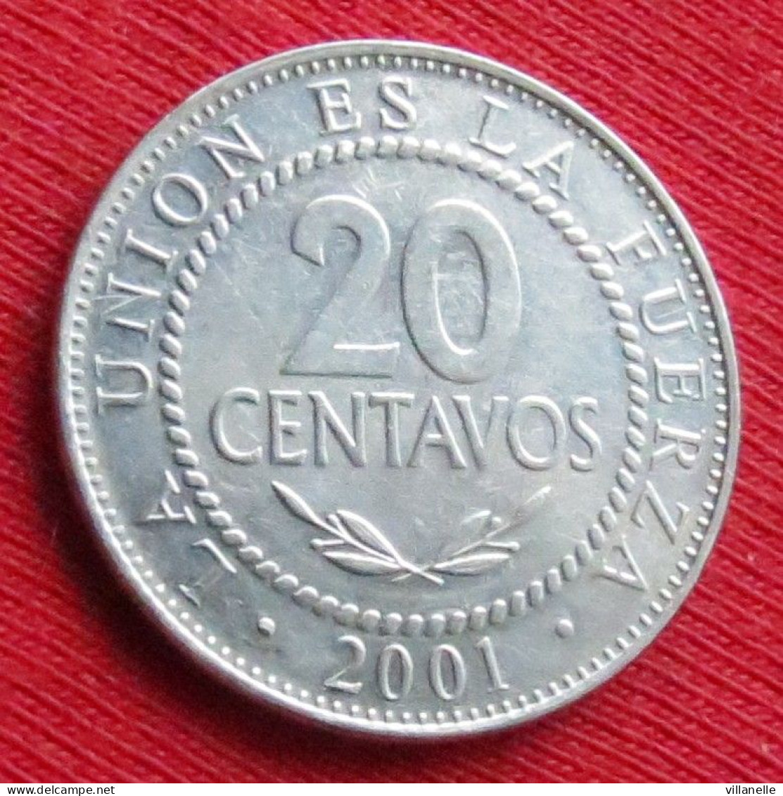 Bolivia 20 Centavos 2001 Bolivie W ºº - Bolivie