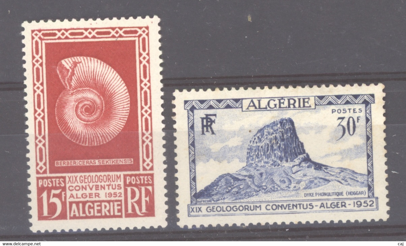 Algérie  :  Yv  297-98   ** - Neufs