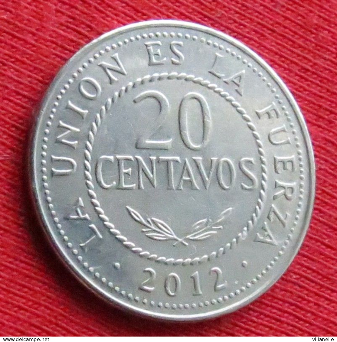 Bolivia 20 Centavos 2012 Bolivie W ºº - Bolivie