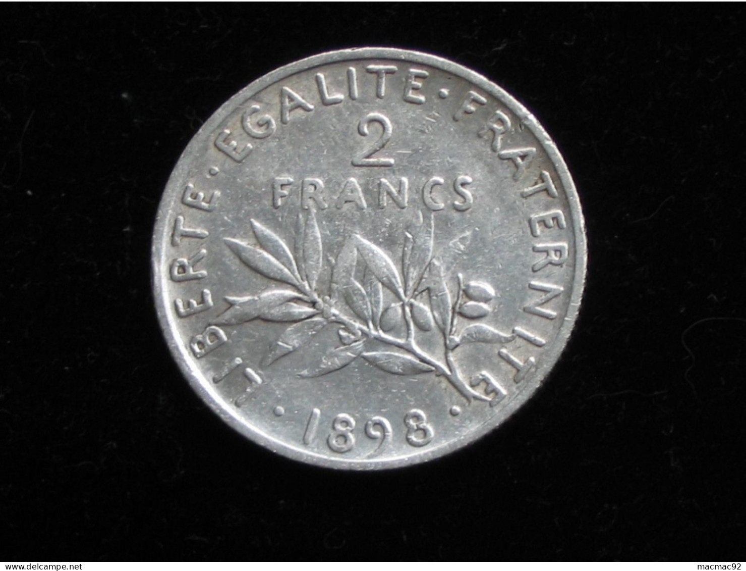 2 Francs Semeuse 1898   **** EN ACHAT IMMEDIAT **** - 2 Francs