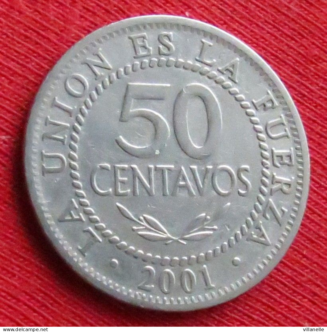 Bolivia 50 Centavos 2001 Bolivie W ºº - Bolivie