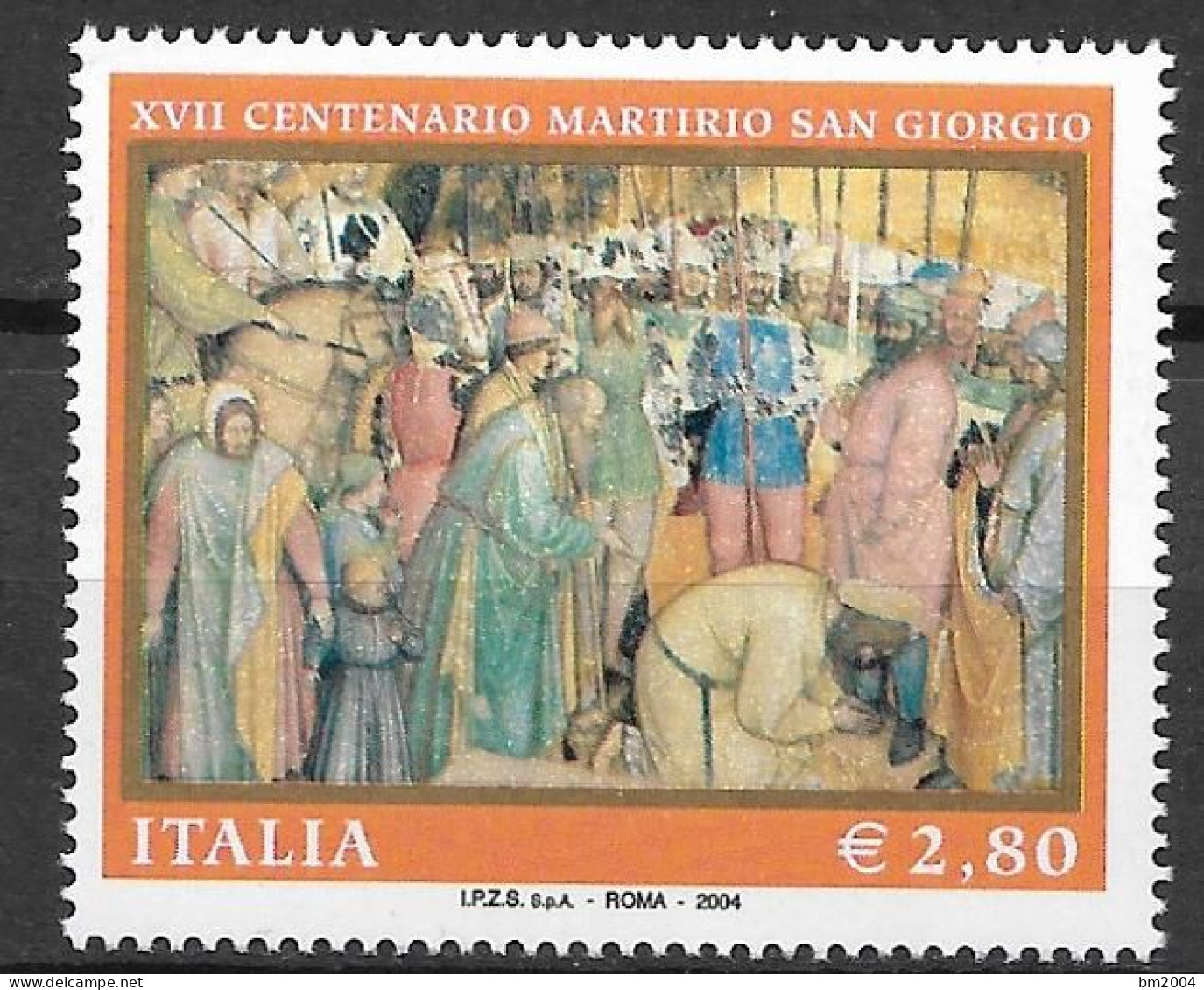 2004 Italien  Mi. 2969 **MNH  1700. Jahrestag Des Martyriums Des Hl. Georg - 2001-10:  Nuevos