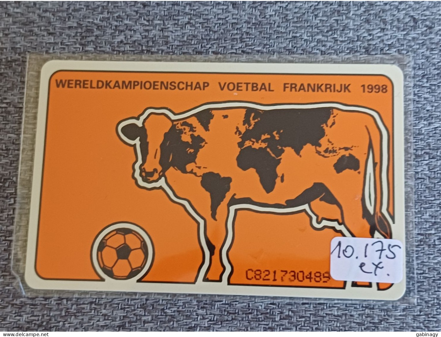 NETHERLANDS - CKD128 - WERELDKAMPIOENSCHAP VOETBAL FRANKRIJK 1998 - 10.175EX. - Private