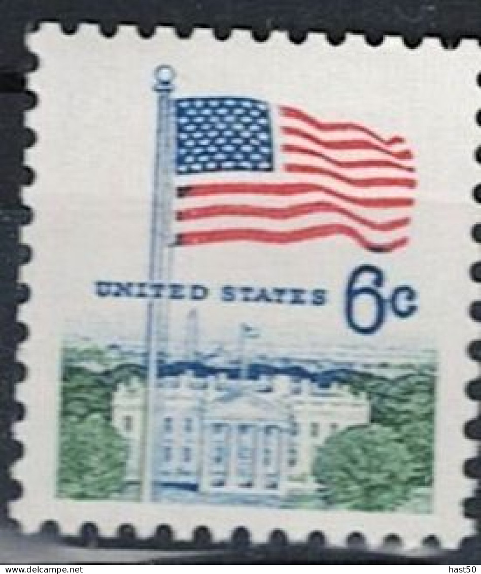 USA -  Flagge Und Weißes Haus (Mi.Nr:941) 1968 - Postfrisch ** MNH - Neufs