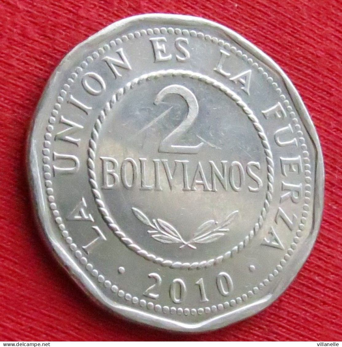 Bolivia 2 Boliviano 2010 Bolivie W ºº - Bolivia