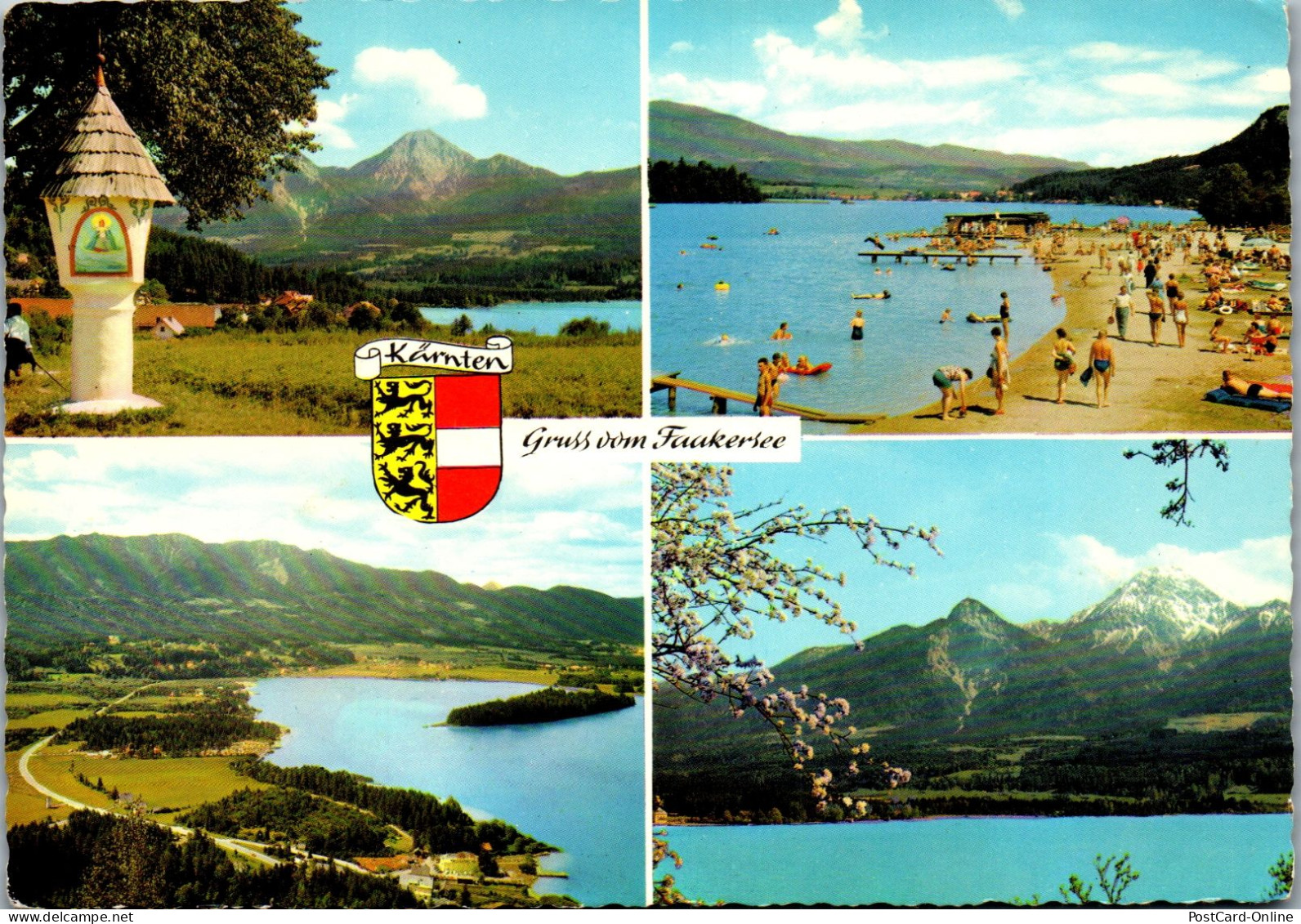 49249 - Kärnten - Faaker See , Mehrbildkarte - Gelaufen 1968 - Faakersee-Orte