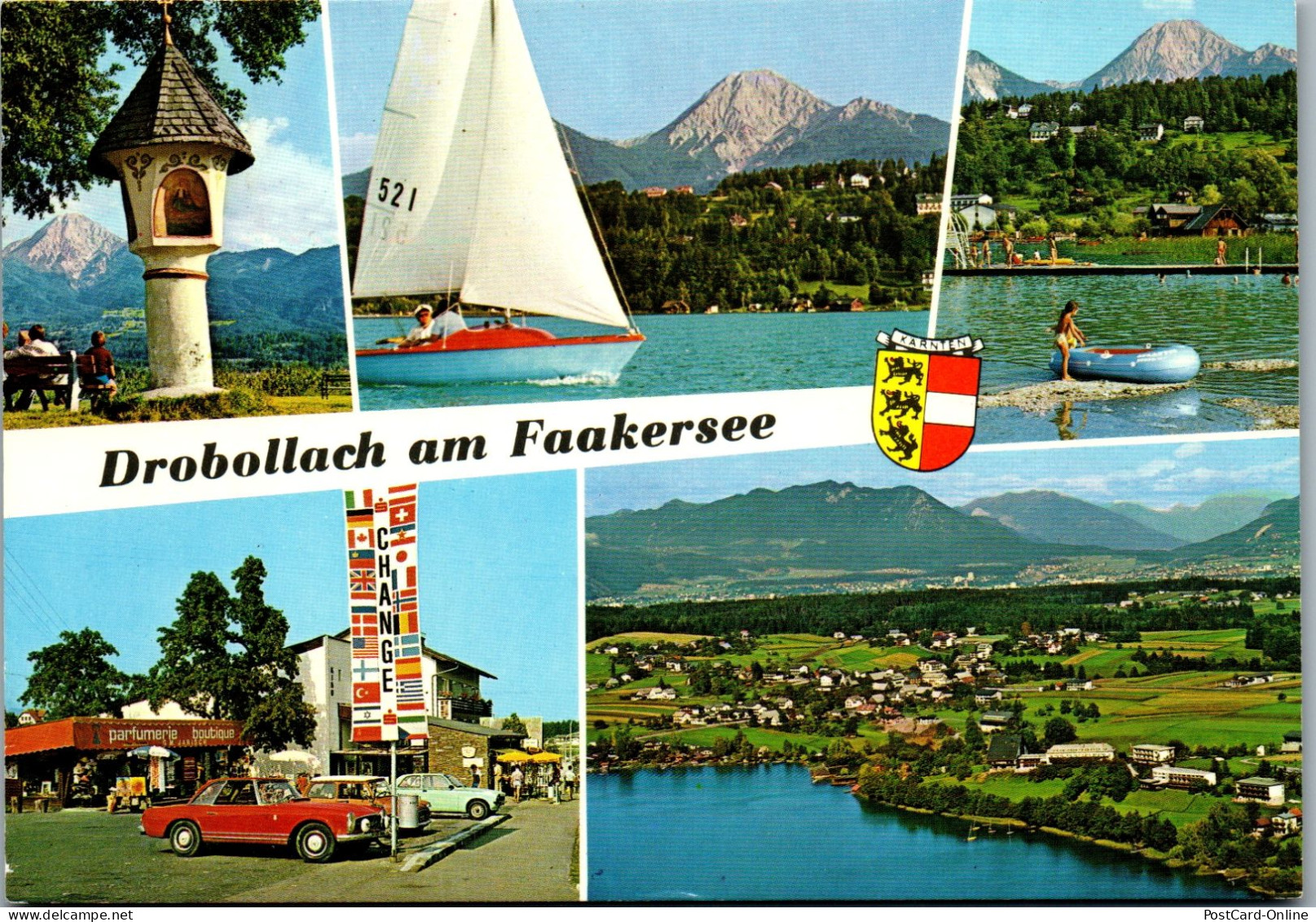 49178 - Kärnten - Drobollach , Am Faaker See , Mehrbildkarte - Gelaufen 1982 - Faakersee-Orte