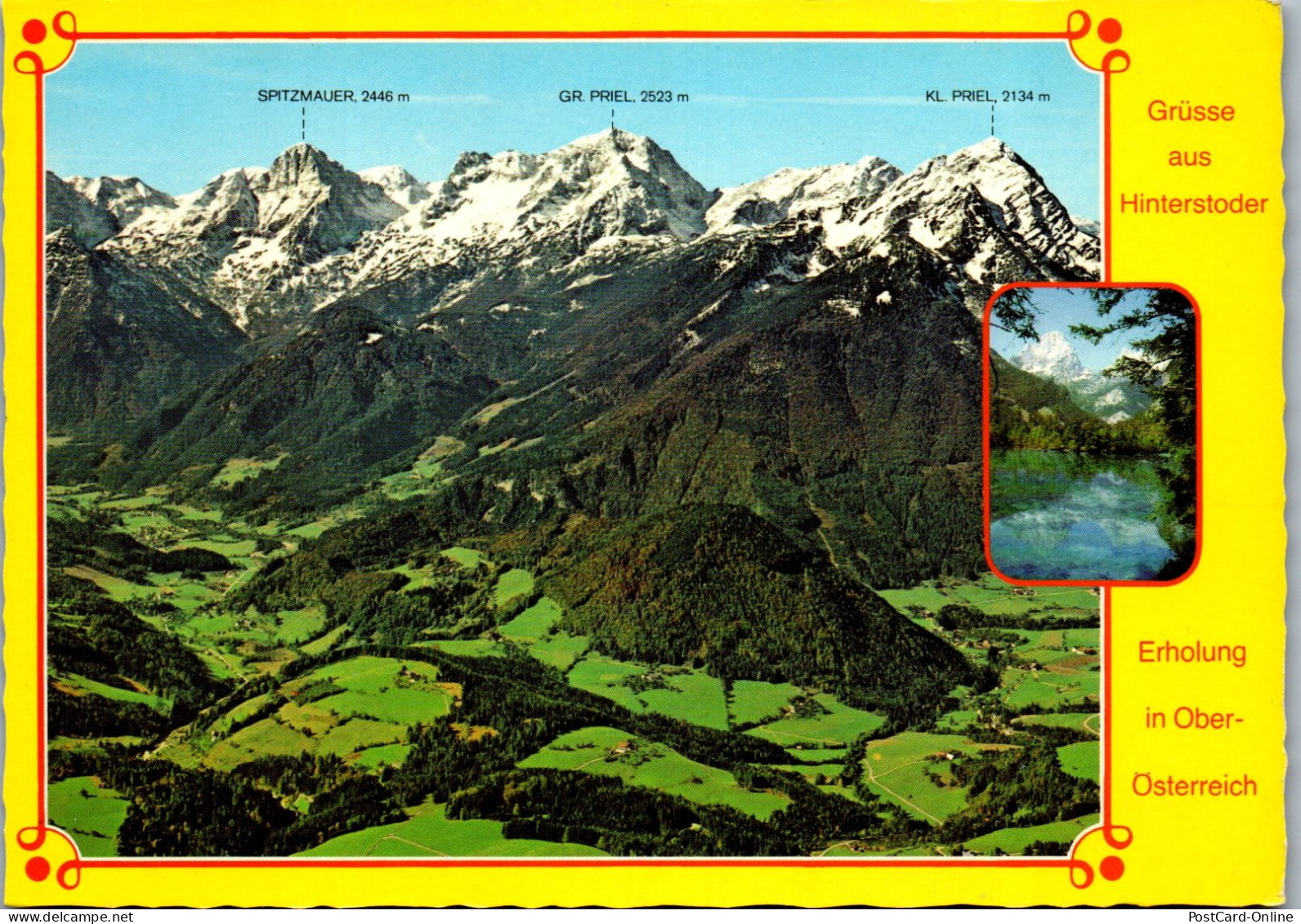 49169 - Oberösterreich - Hinterstoder , Spitzmauer , Gr. Priel , Kl. Priel - Gelaufen 1984 - Hinterstoder