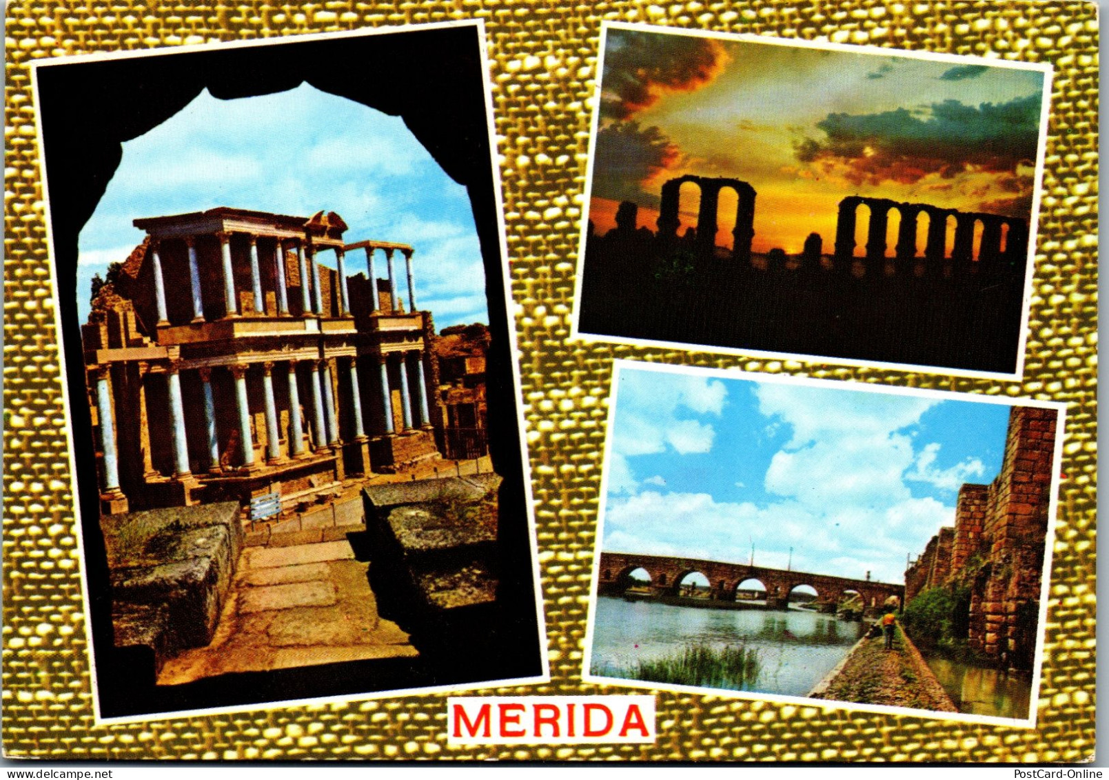 49075 - Spanien - Merida , Mehrbildkarte - Gelaufen 1972 - Mérida