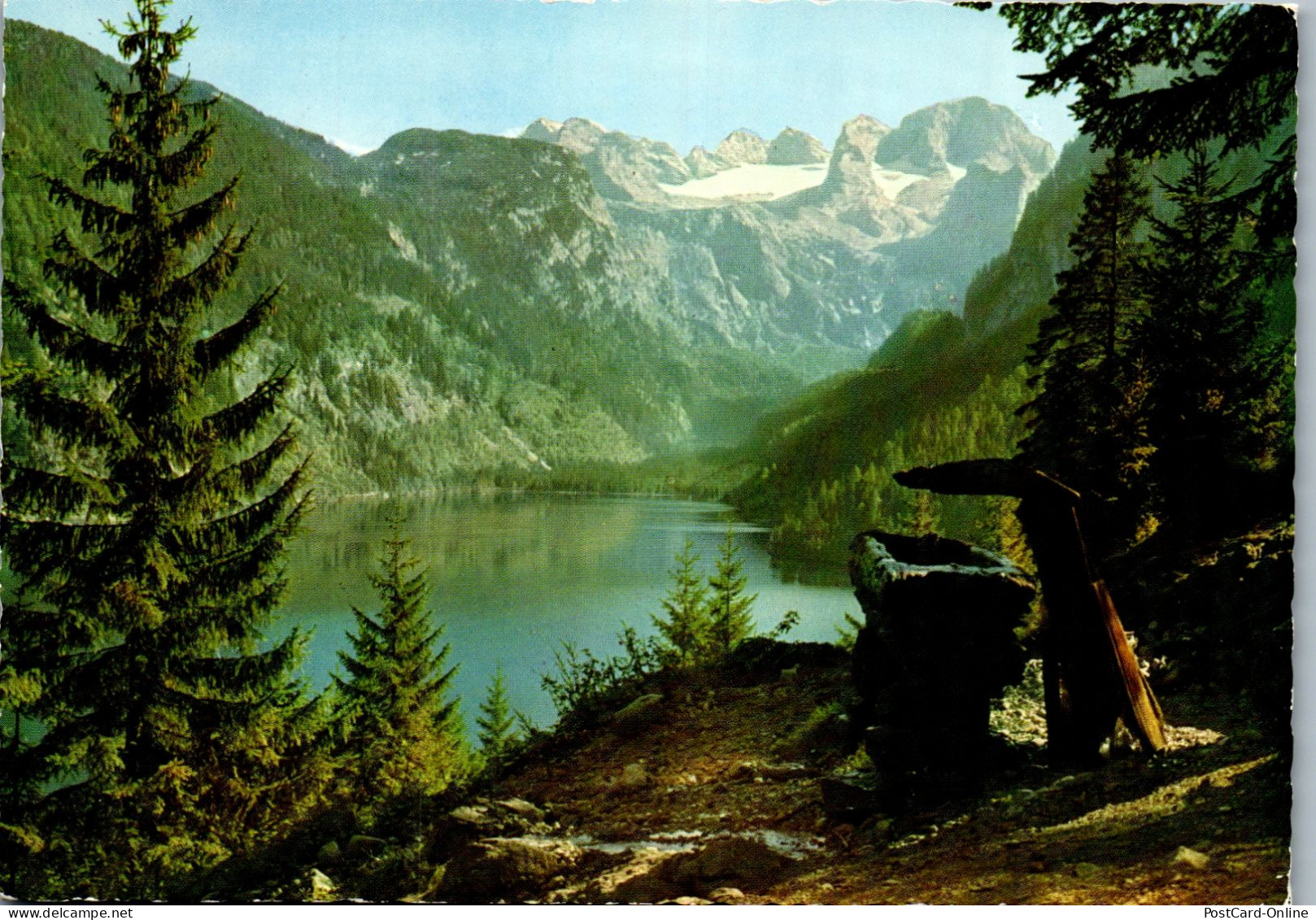 48959 - Oberösterreich - Gosau , Gosausee Mit Dachstein - Gelaufen 1967 - Gmunden