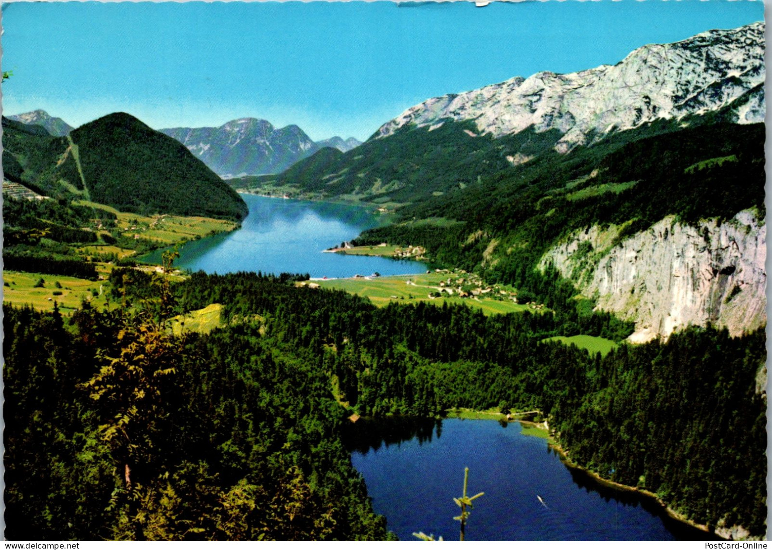 48939 - Steiermark - Altaussee , Toplitzsee Mit Gössler Wand , Gössl Am Grundlsee Gegen Zinken - Gelaufen  - Ausserland