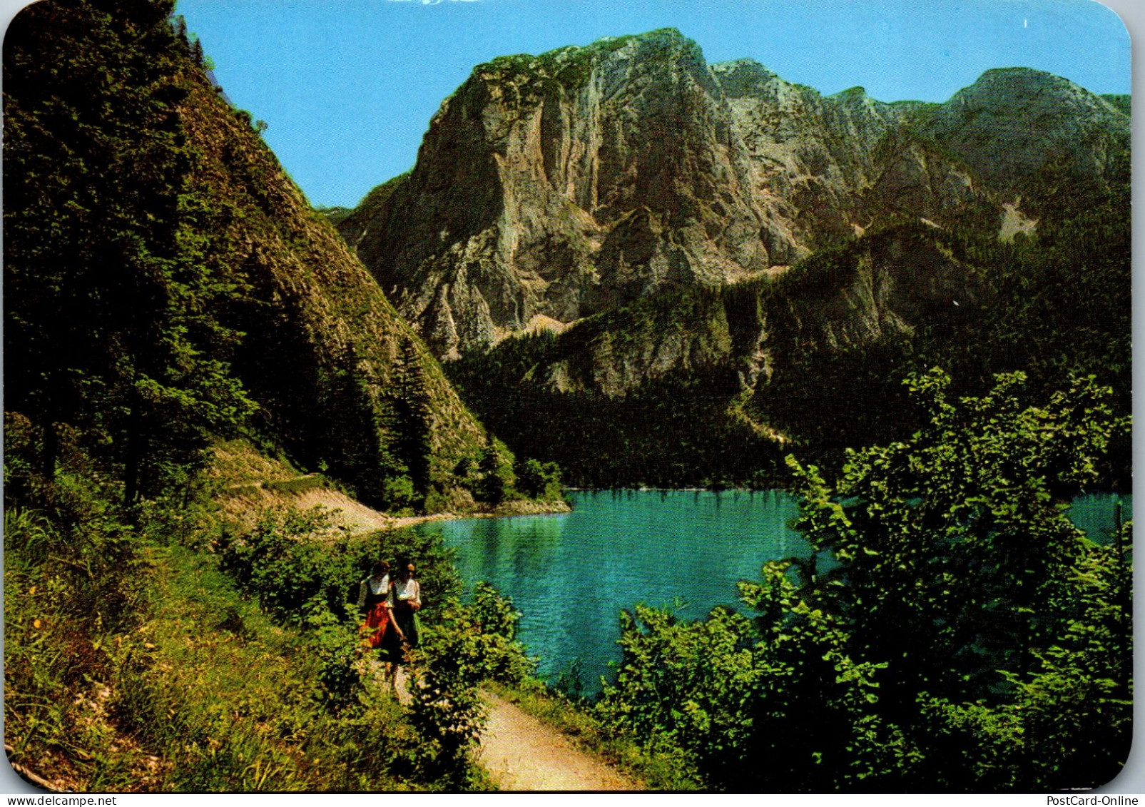 48938 - Steiermark - Altaussee , Altausseer See Mit Trisselwand , Panorama - Gelaufen 1982 - Ausserland