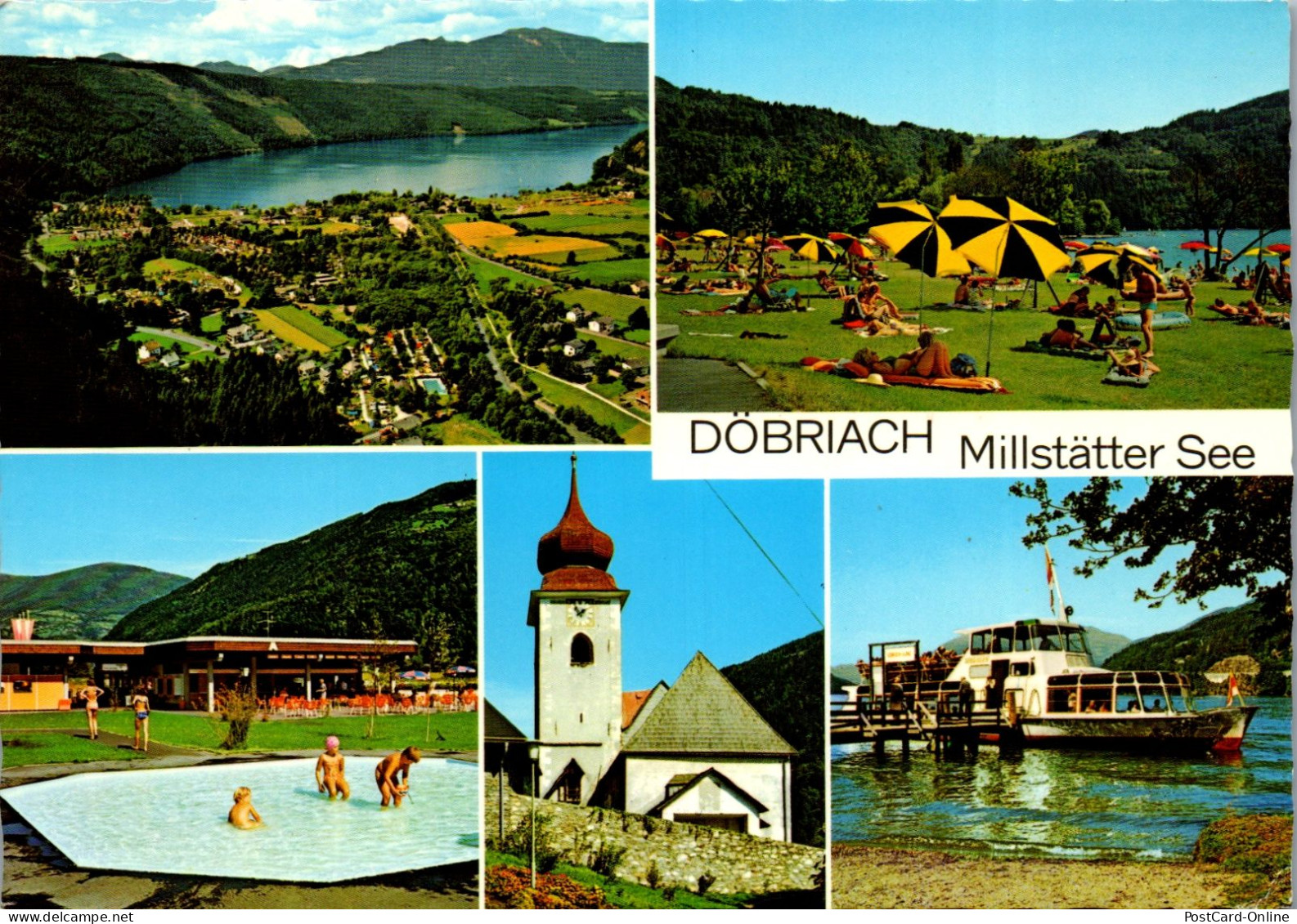 48920 - Kärnten - Döbriach , Millstätter See , Mehrbildkarte - Gelaufen 1984 - Millstatt