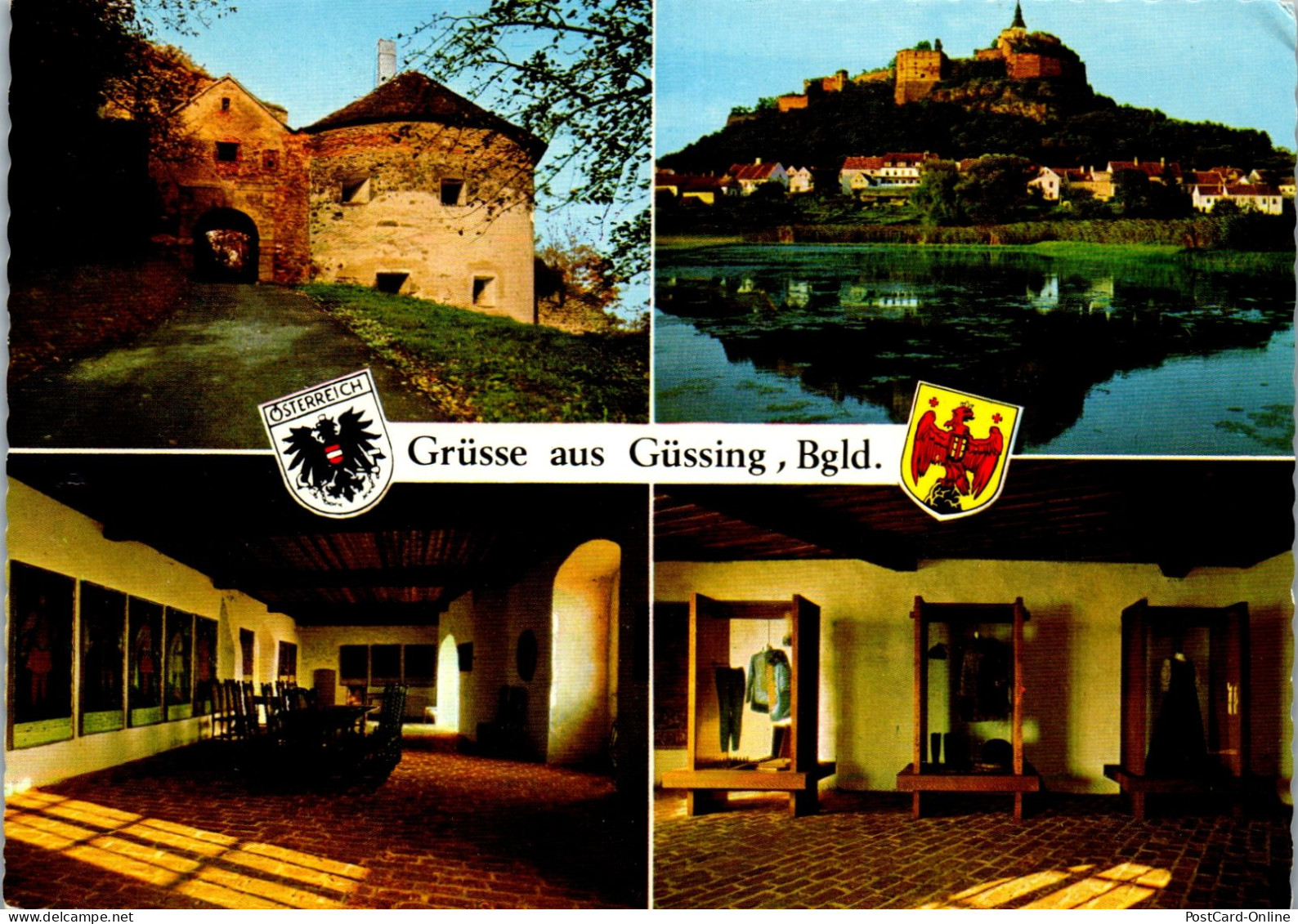 48897 - Burgenland - Güssing , Mehrbildkarte - Gelaufen 1978 - Güssing