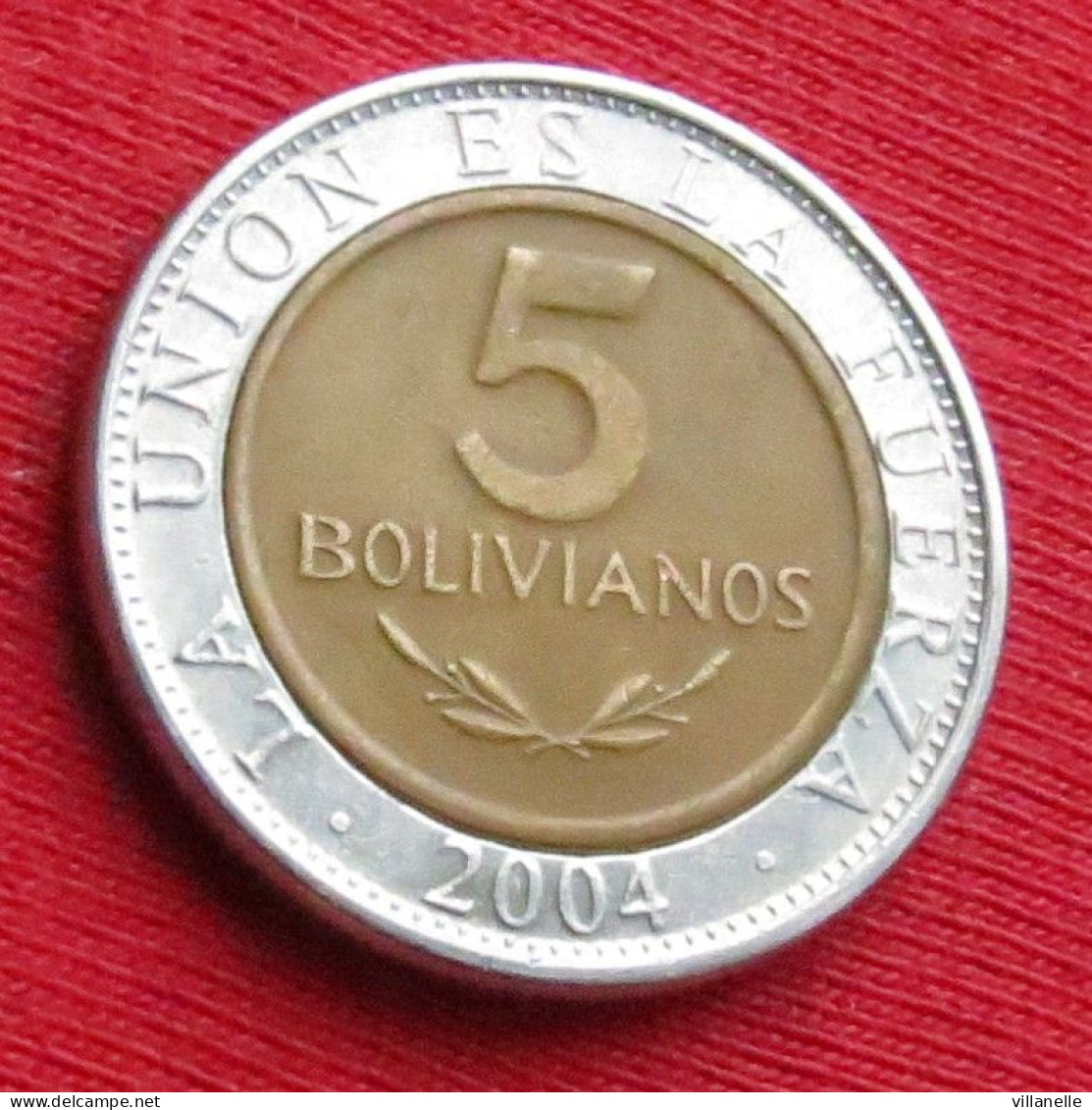 Bolivia 5 Boliviano 2004 Bolivie W ºº - Bolivia