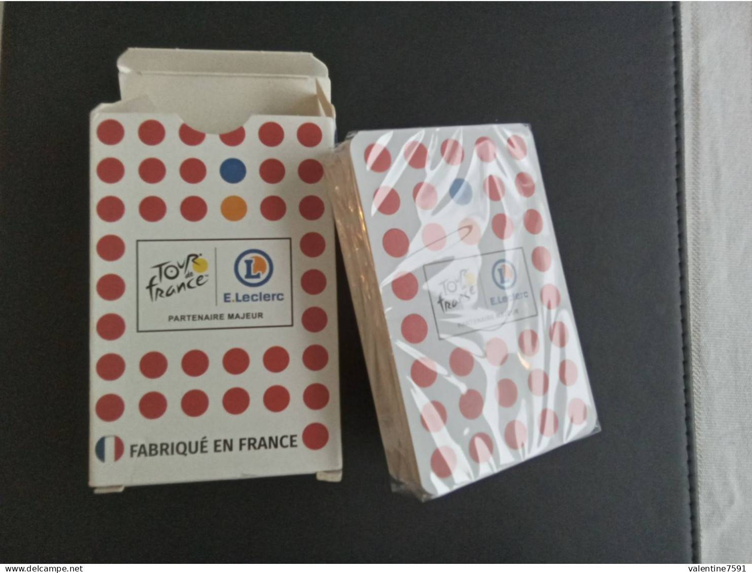 Jeu 54 Cartes "  TOUR DE FRANCE, Leclerc  "    Neuf  S/blister   Net  6.5 - Playing Cards (classic)