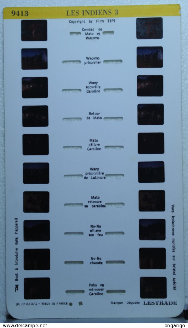 LESTRADE :    9413   LES INDIENS  3 - Visionneuses Stéréoscopiques
