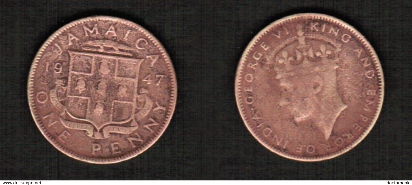 JAMAICA    1 PENNY 1947 (KM # 32) #7768 - Jamaica