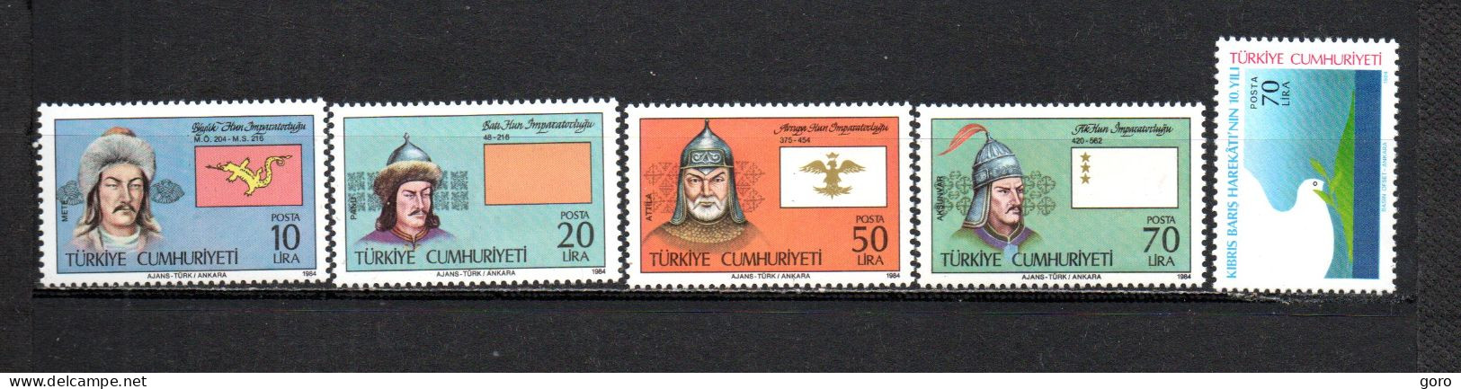 Turquía  1984  .-   Y&T  Nº   2431/2434-2435   ** - Unused Stamps