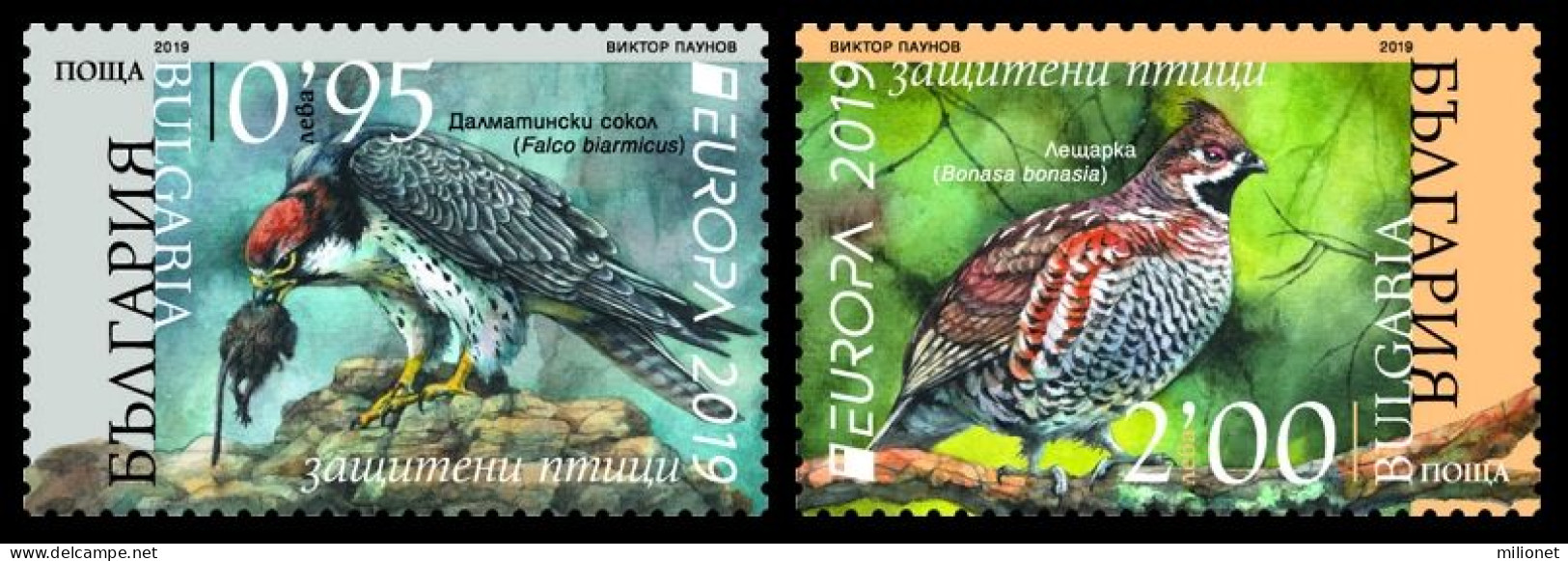 SALE!!! BULGARIA BULGARIE BULGARIEN 2019 EUROPA National Birds 2 Stamps Set MNH ** - 2019