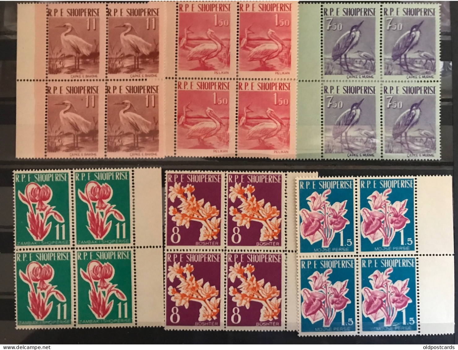Albanian Postal Stamps Series From The 1961s - Albania