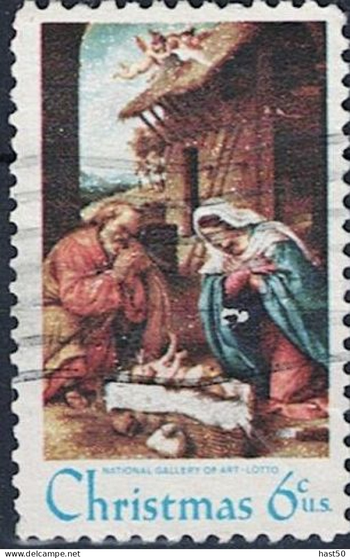 USA -  Weihnachten (Mi.Nr:1016) 1970 - Gest Used Obl - Unused Stamps