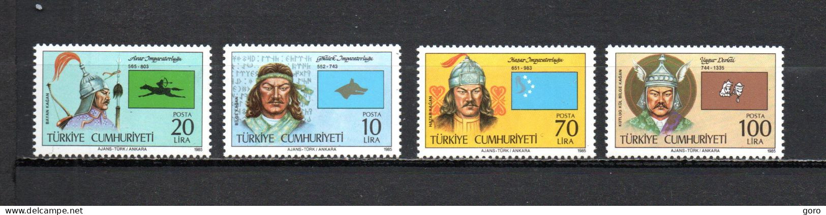 Turquía  1985  .-   Y&T  Nº   2468/2471   ** - Unused Stamps