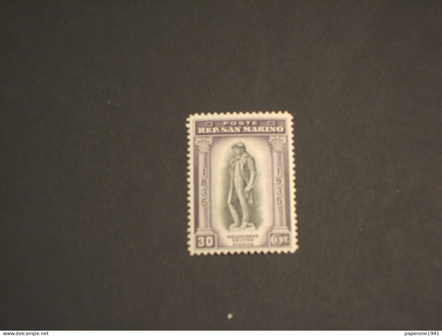 SAN MARINO - 1935 DELFICO 30 C. - NUOVO(++) - Unused Stamps