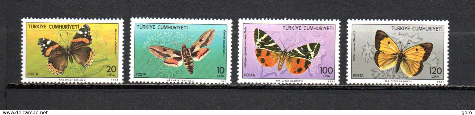 Turquía  1987 .-   Y&T  Nº   2525/2528   ** - Unused Stamps