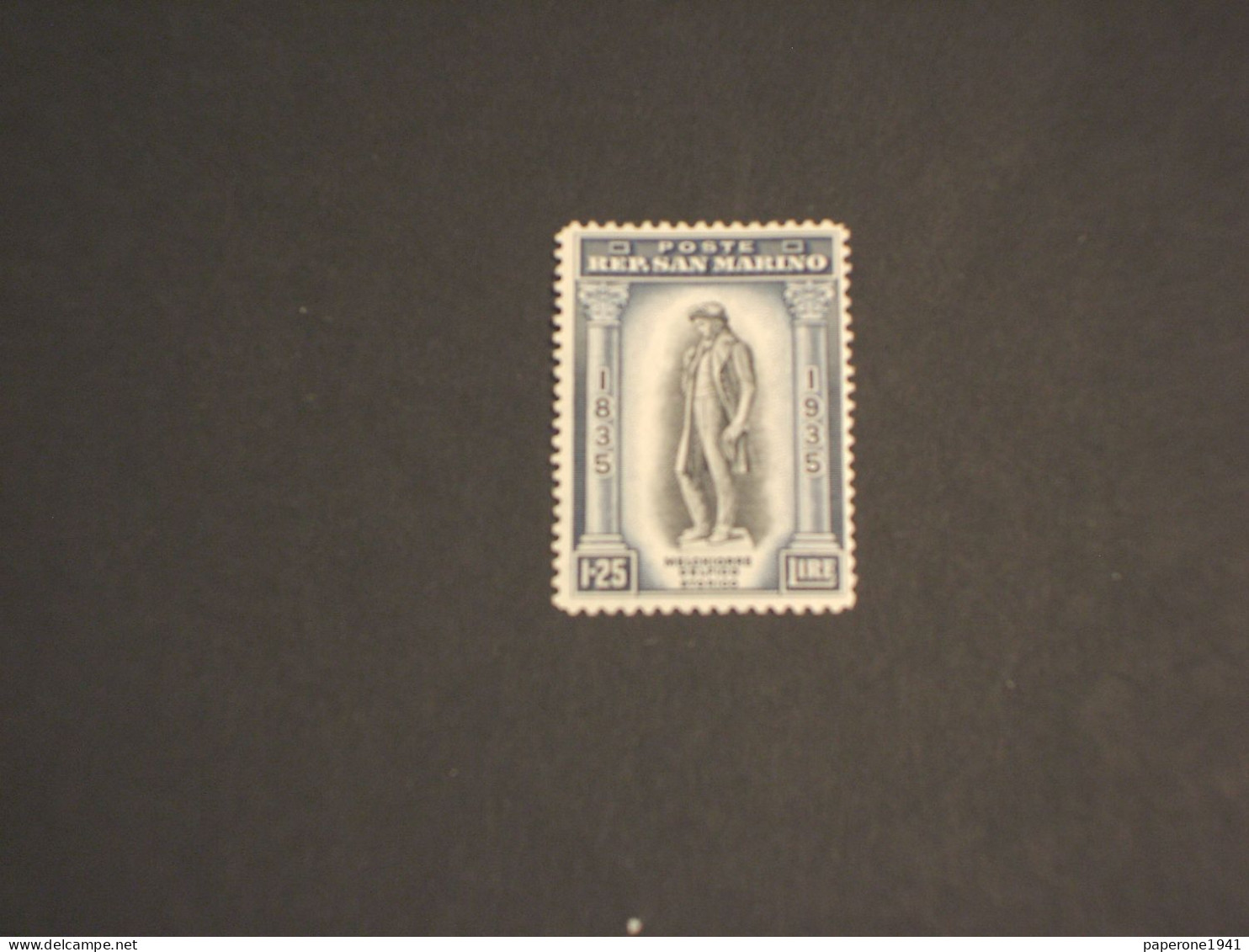 SAN MARINO - 1935 DELFICO L. 1,25 - NUOVO(++) - Unused Stamps