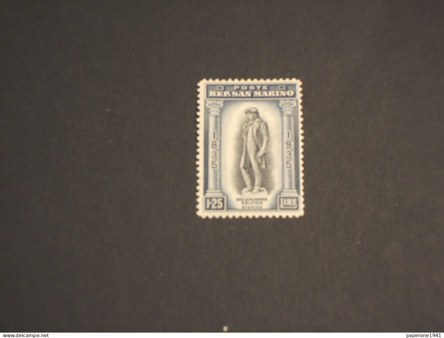 SAN MARINO - 1935 DELFICO L. 1,25 - NUOVO(++) - Ungebraucht