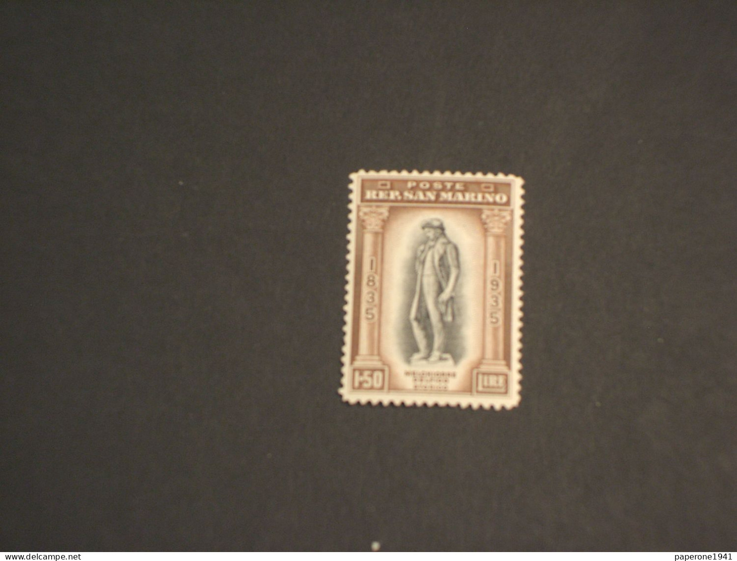 SAN MARINO - 1935 DELFICO L. 1,50 - NUOVO(++) - Unused Stamps