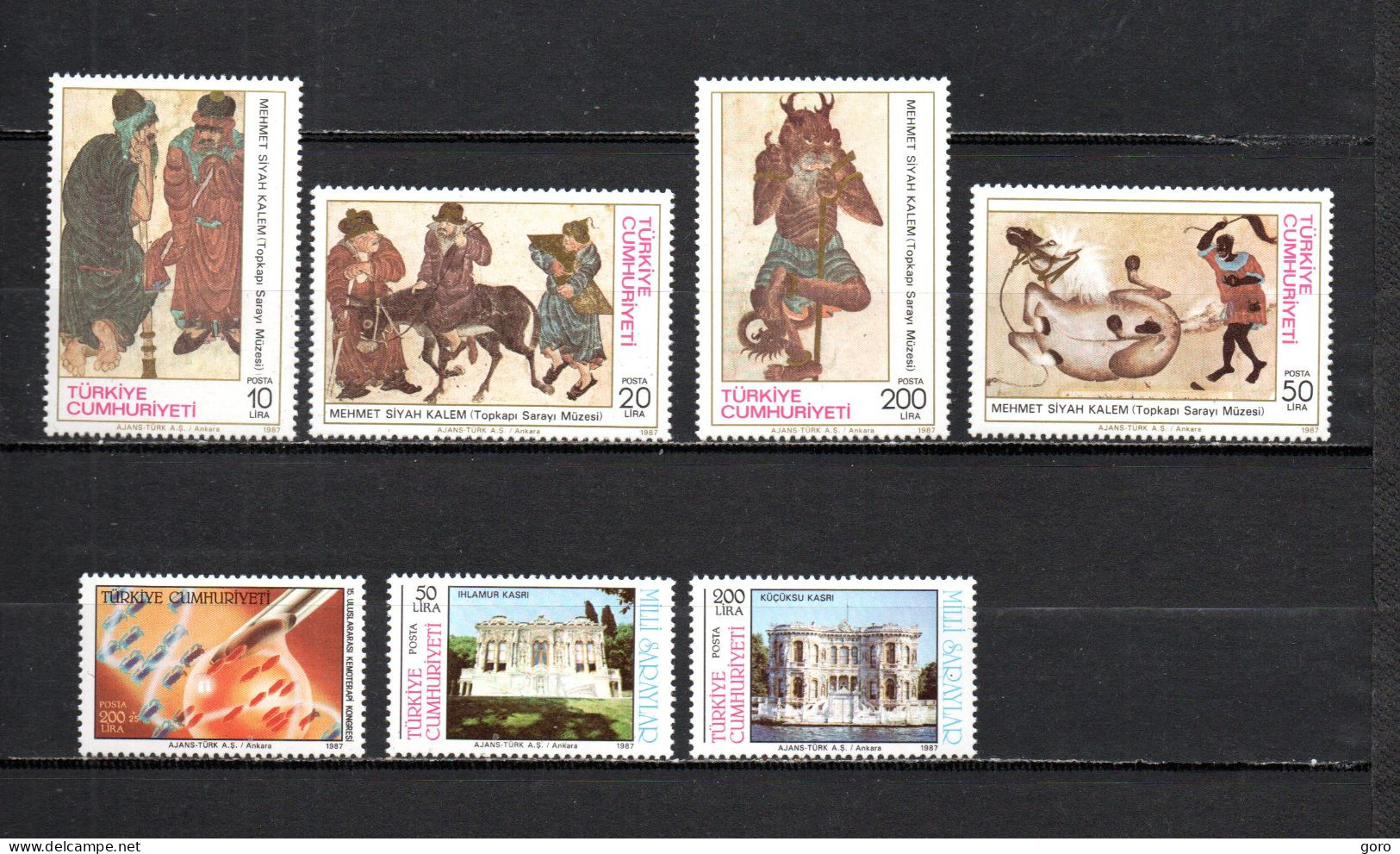 Turquía  1987 .-   Y&T  Nº   2544/2547-2548-2549/2550   ** - Unused Stamps