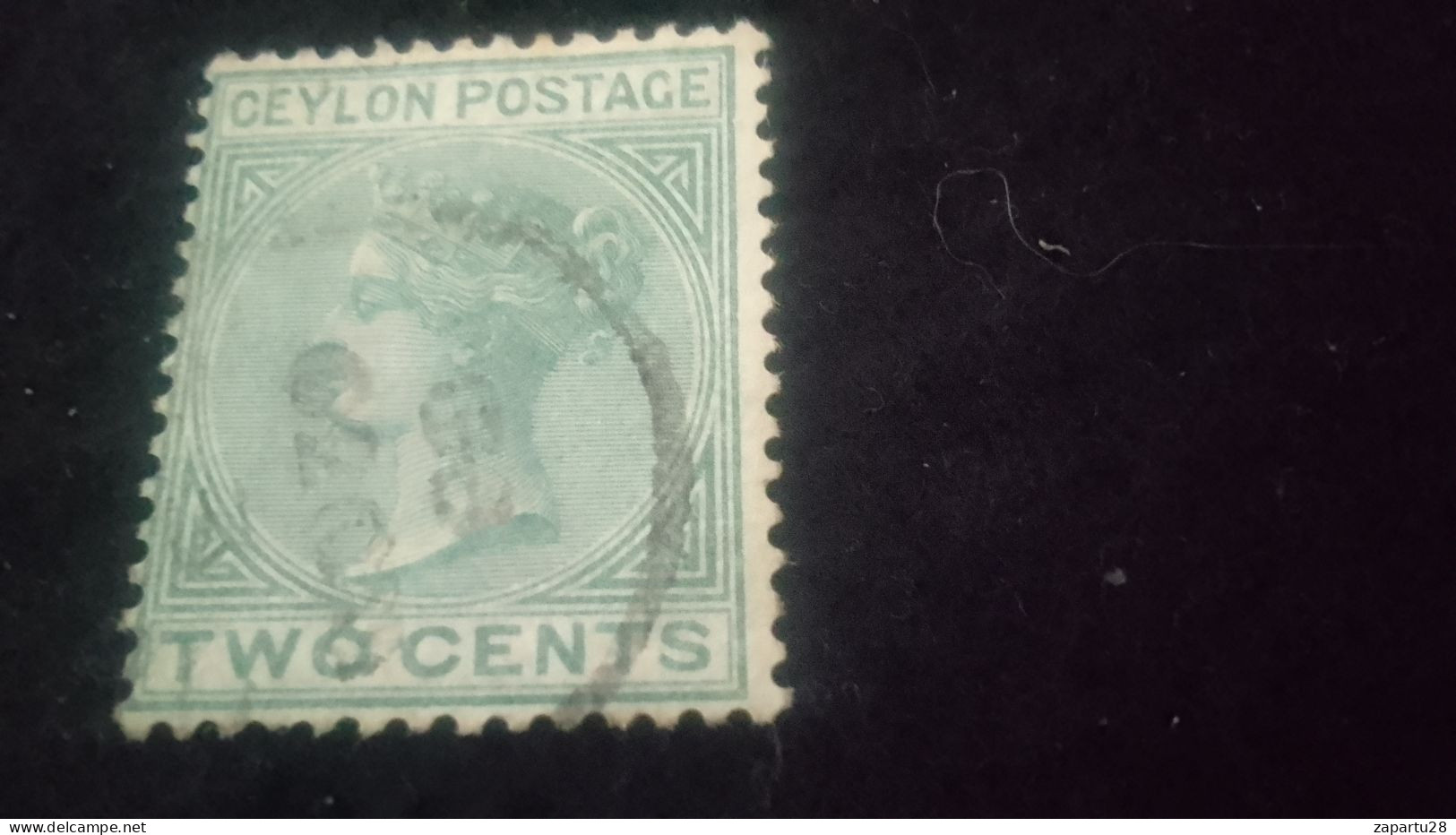 CEYLON- 1880 -69       2 C     VİCTORİA        DAMGALI - Sri Lanka (Ceylan) (1948-...)