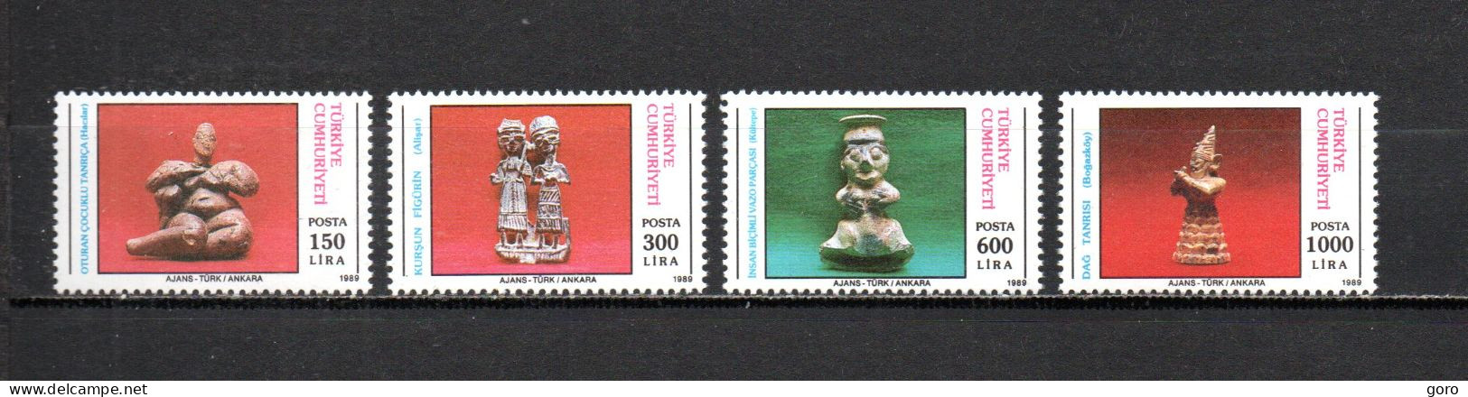 Turquía  1989 .-   Y&T  Nº   2595/2598   ** - Unused Stamps
