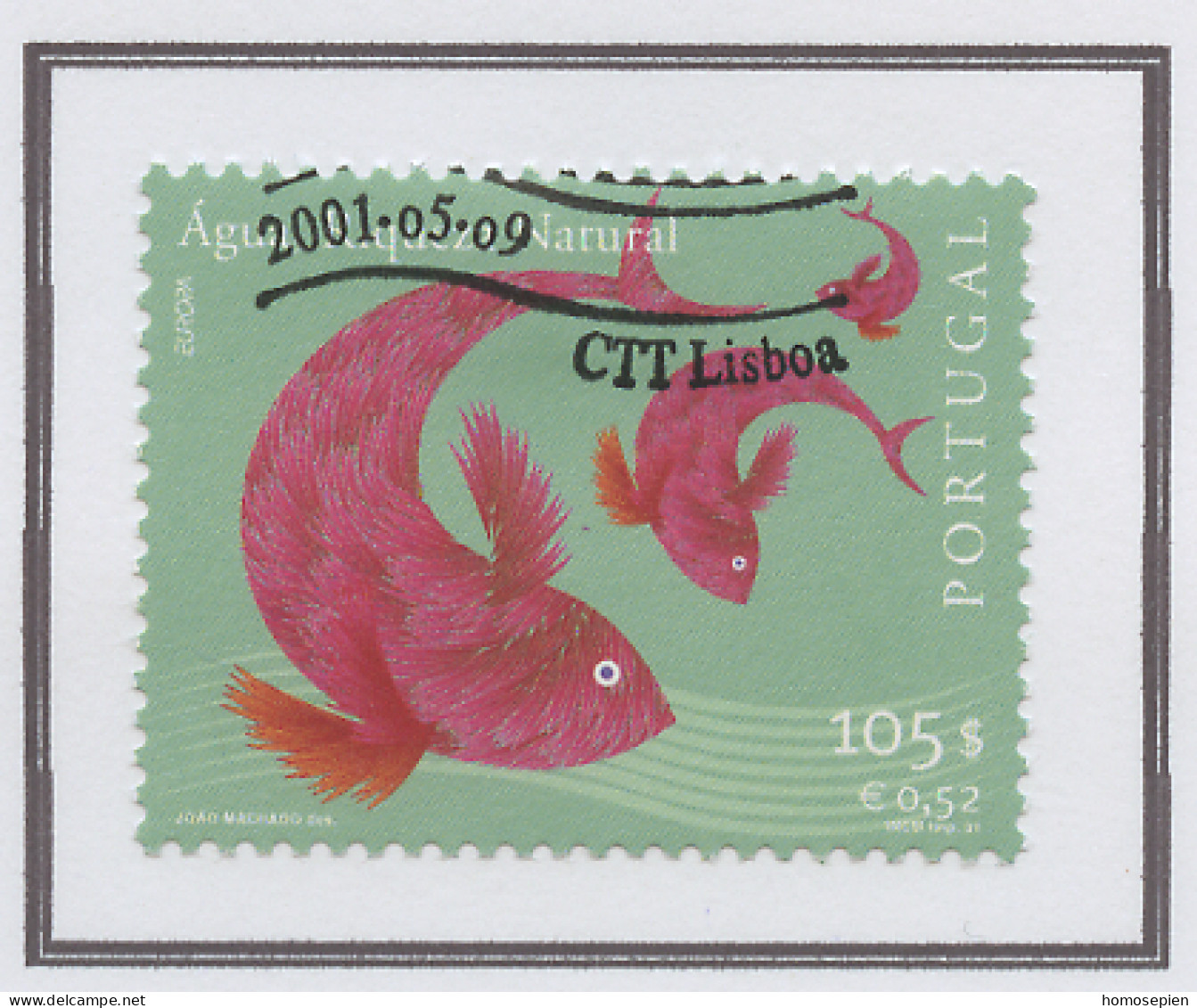 Portugal 2001 Y&T N°2485 - Michel N°2503 (o) - 0,52€ EUROPA - Oblitérés
