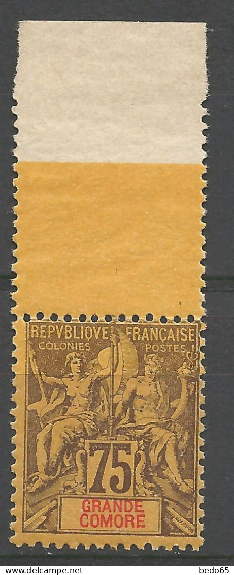 GRANDE COMORE N° 12 NEUF** LUXE SANS CHARNIERE / Hingeless / MNH - Unused Stamps