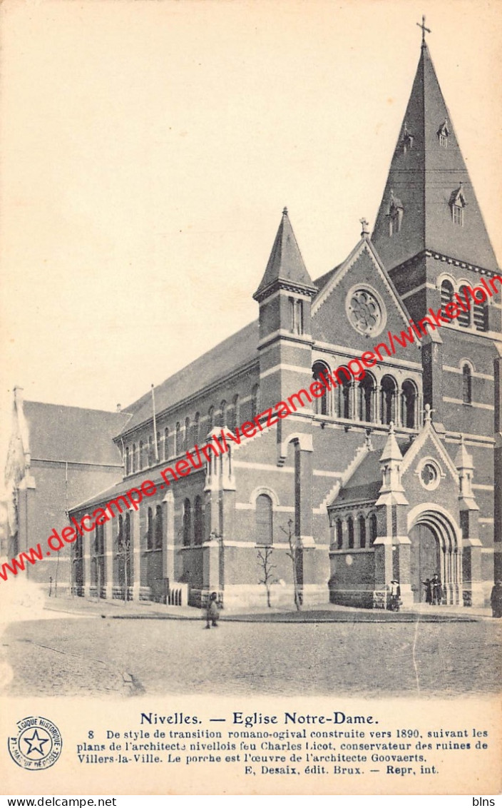 Eglise Notre-Dame - E. Desaix - Nivelles Nijvel - Nijvel