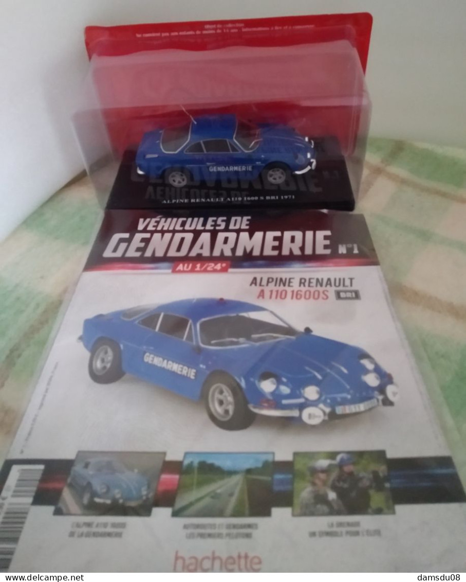 Alpine Renault A110 Gendarmerie échelle 1/24 Sous Blister Non Ouvert Hachette Test - Other & Unclassified
