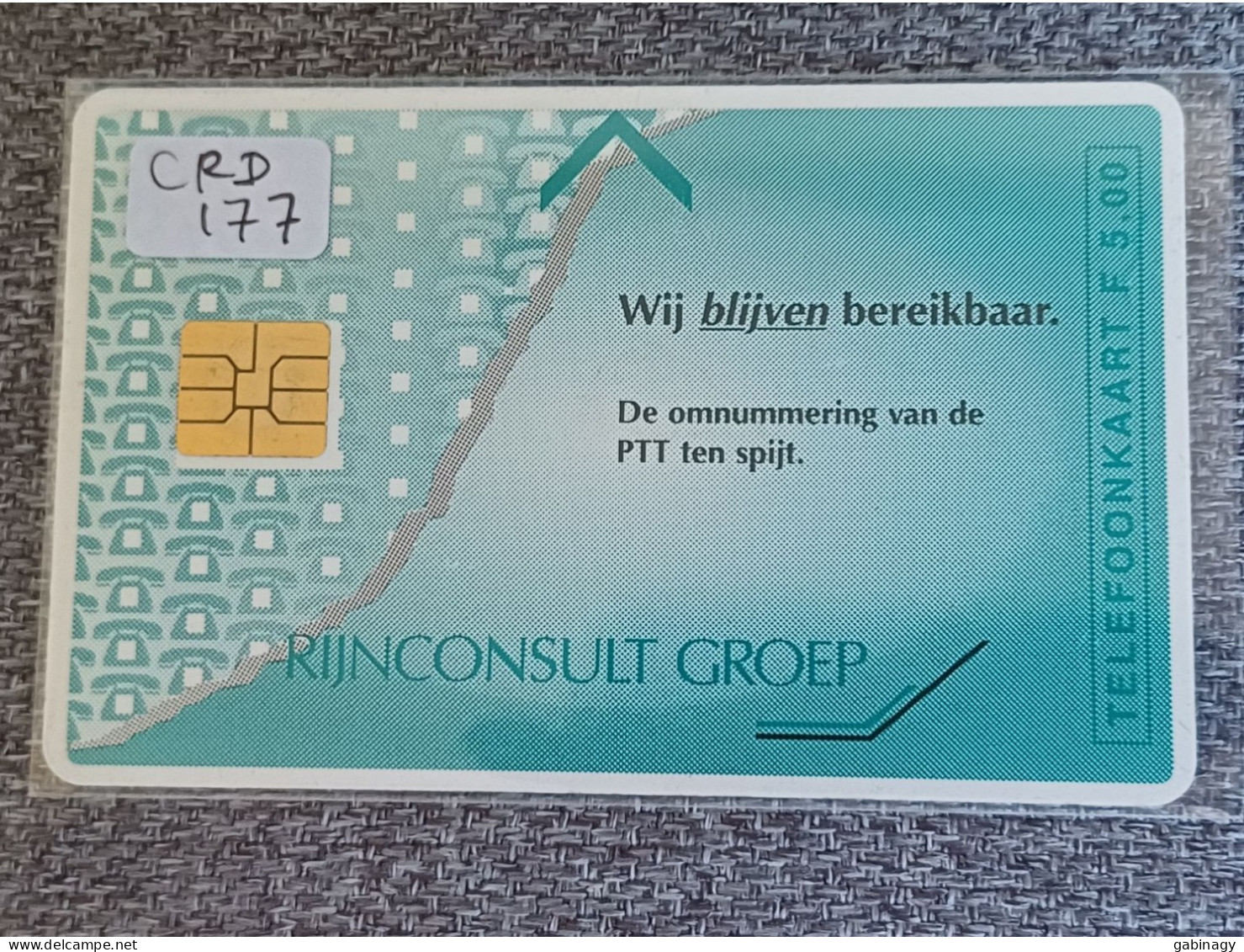 NETHERLANDS - CRD177 - Rijnconsult Groep, Wij Blijven Bereikbaar - 1.500EX. - Privat