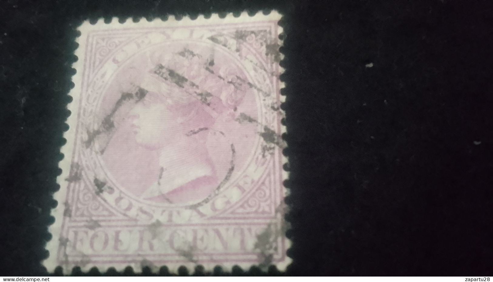 CEYLON- 1880 -69       4 C     VİCTORİA       DAMGALI - Sri Lanka (Ceylan) (1948-...)