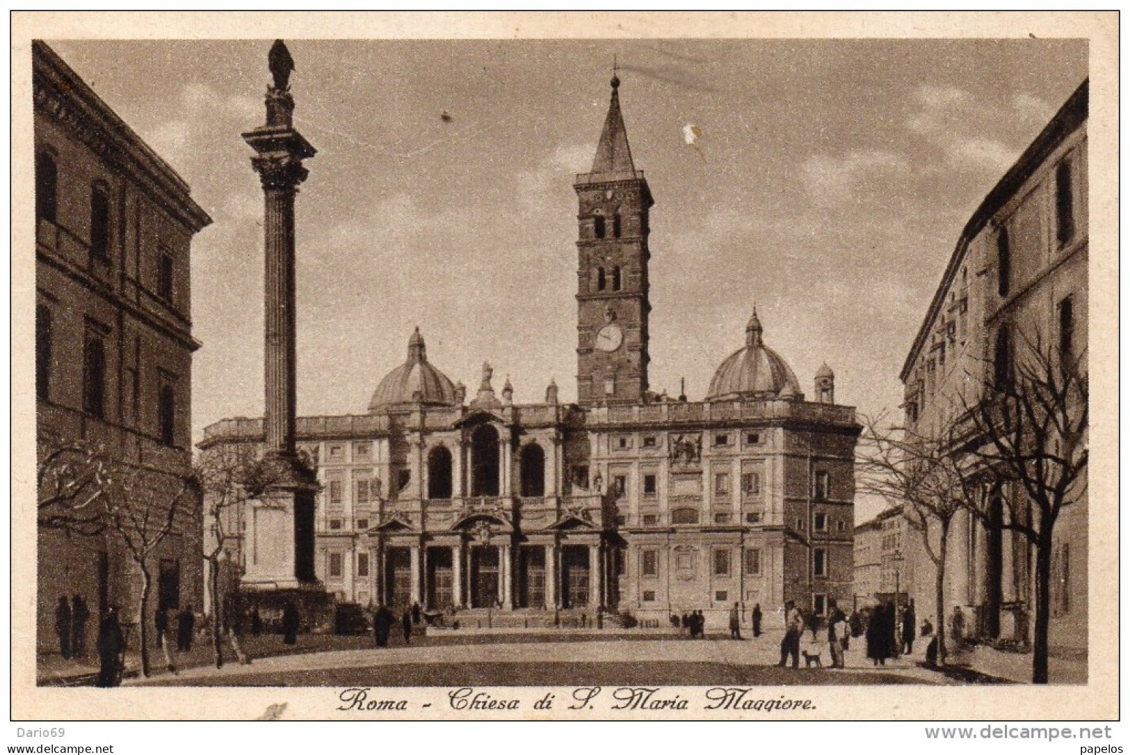 1933 CARTOLINA - ROMA - CHIESA DI S. MARIA MAGGIORE - Kirchen