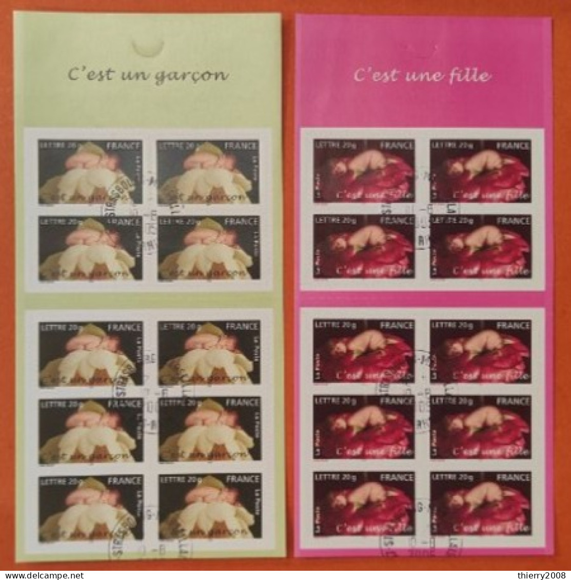 Carnet Non Plié '"Timbres Autoadhésifs"  N° BC54/55  Avec Oblitération Philathélique De 2002  TTB - Carnets