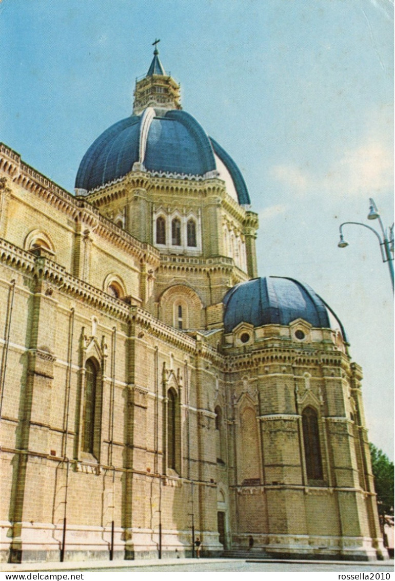 CARTOLINA 1972 ITALIA FOGGIA CERIGNOLA DUOMO Italy Postcard Italienische Ansichtskarten - Cerignola