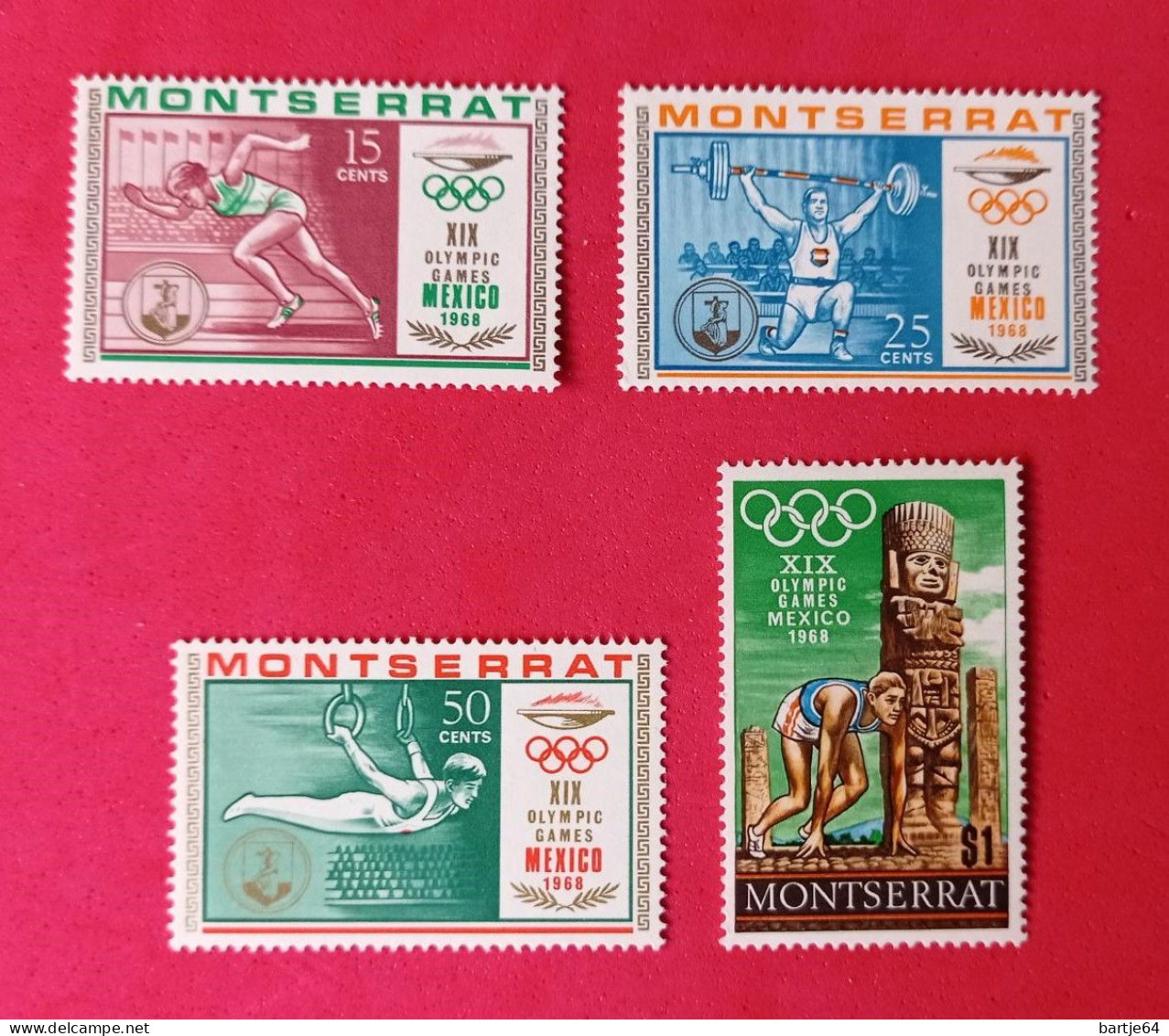 1968 Montserrat - Serie MNH - Summer 1968: Mexico City